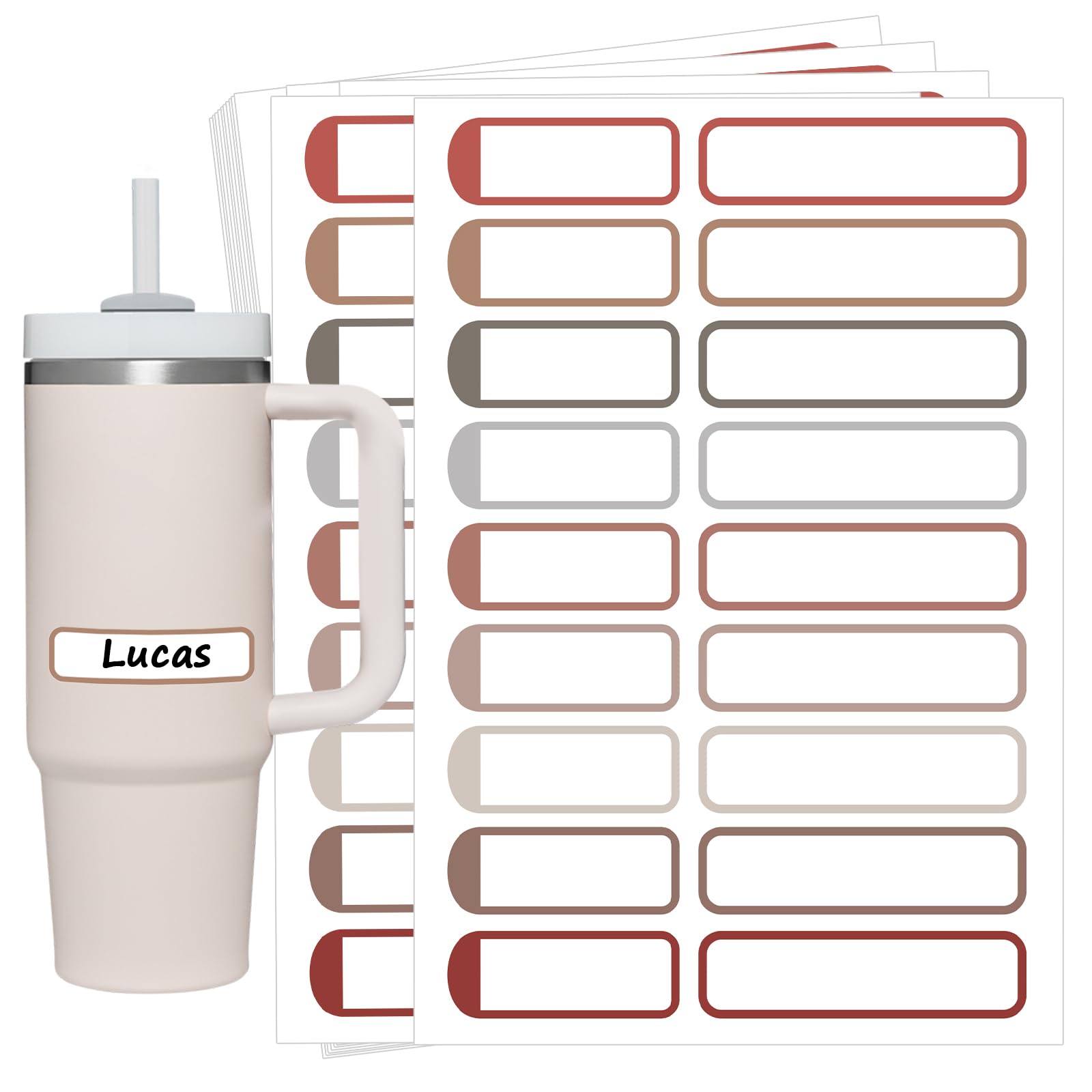 360 Pcs Waterproof Bottle Labels for Bottles & Containers,Daycare Name