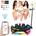 thumbnail image 1 of 360 Photo Booth Machine with Software for Party people to stand,APP Remote Control Automatic 360(31.5"), 1 of 9
