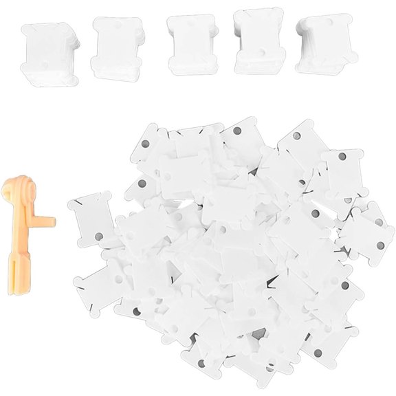 360-Piece Plastic Floss Bobbin Thread Storage Board for Sewing, Embroidery & Craft Projects Organized DIY Needlework Tool for Home and Studio