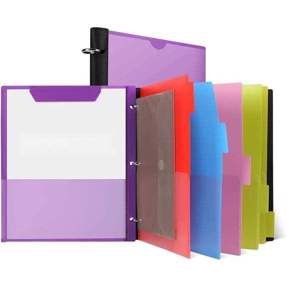 360? Pivotable Project Organizer Folder, 3 Ring Binder