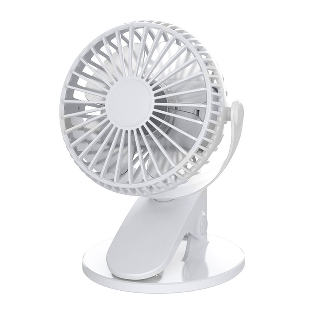 360° Portable Camping Fan Rechargeable USB Clip On Mini Desk Fan Pram