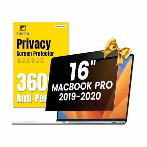 360 Privacy Screen Protector Compatible with MacBook Pro 16 inch (2019, 2020), Anti Peeping, Anti Glare and Scratch Resistant Laptop Privacy Screen Shield