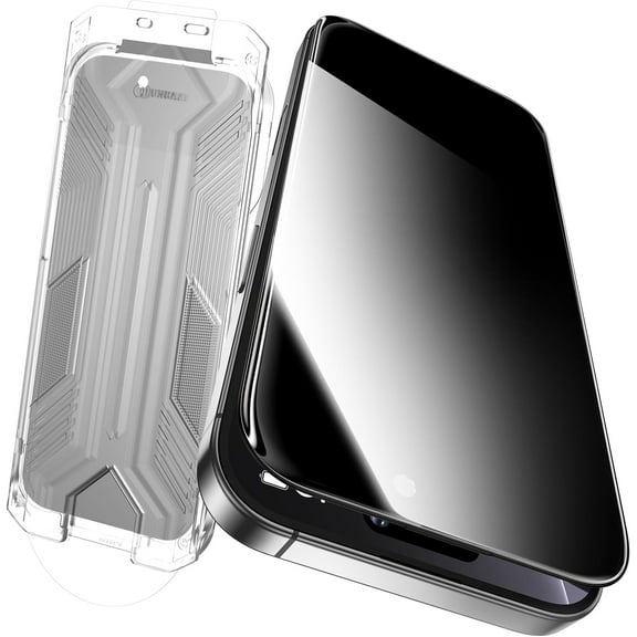 360 Privacy Screen Protector for iPhone 17 Pro Max,Full Coverage 9H+ Hardness Tempered Glass Easy Installation Anti Spy Private Bubble-Free
