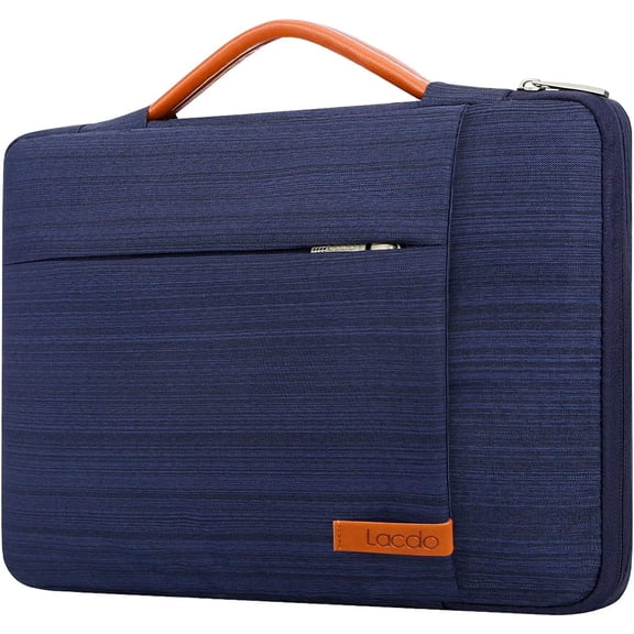 360 Protective 14 Inch Laptop Sleeve Case for HP Dell ASUS Acer Chromebook / Stream Inspiron IdeaPad Spin 3 /ASUS ZenBook Computer Bag, Blue