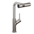 thumbnail image 1 of 360° Pull-Down Kitchen Faucet with 4 Spray Modes, Brushed Nickel, 1 of 8