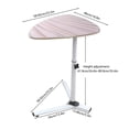 thumbnail image 1 of 360° Rotatable Adjustable Height Bedside Table | Modern Triangle Stand | Lifting Moveable Sofa Side Laptop Desk for Home & Office, 1 of 10