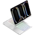 thumbnail image 1 of 360 Rotatable Backlit Keyboard Cover with Trackpad & Pencil Slot for iPad 7/8/9 Gen, Air 3, Pro 10.5"，Silver, 1 of 5