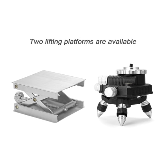 360 Rotatable Bracket Base Base 360 Rotatable Aluminum Alloy Bracket Base 1/4'' Interface Fine Adjustment Tripod Stand for Level