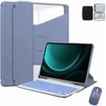 thumbnail image 1 of 360° Rotatable Clear‑Back Keyboard Case & Mouse for Lenovo Tab M11 / Idea Tab 11 / K11 LTE 11",Purple, 1 of 7