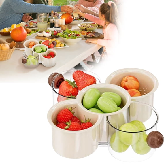360 Rotatable Fruit & Veggie Serving Tray