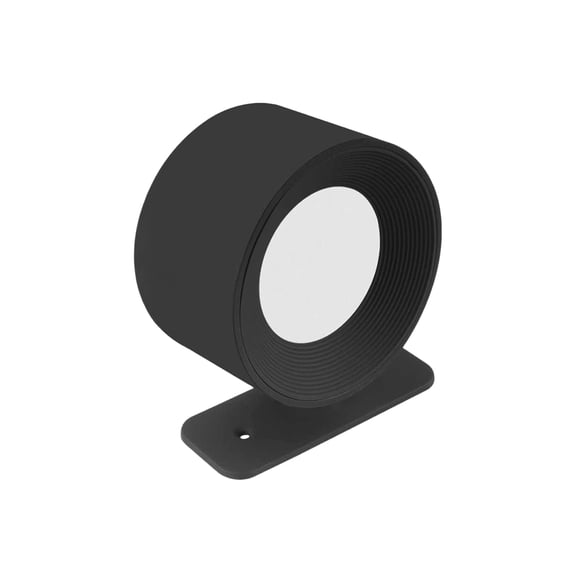 360° Rotatable Magnetic LED Wall Light, 5.5" Black Rechargeable Touch Control Spotlight, Wireless Stick-On Lamp for Closet, Bedroom & Cabinet Use