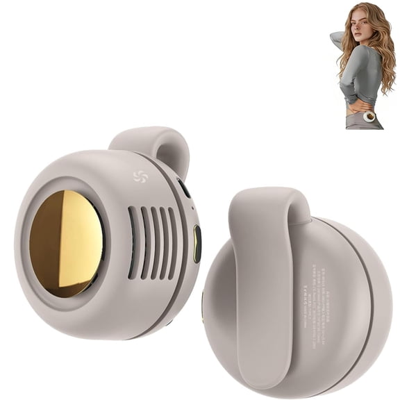 360° Rotatable Portable Mini Clip-On Fan, Small Whirlwind Bladeless Fan Clip on, 2026 Upgrade Adjustable 3-Speed Suspended Whirlwind Cooler Fans, for Outdoor & Travel & Office