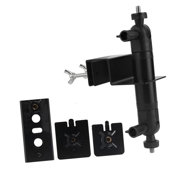 360°Rotatable Solar Panel And Camera Mount For Outdoor Security Systems Stainless Steel Gutter Bracket With 1/4Inch Scre