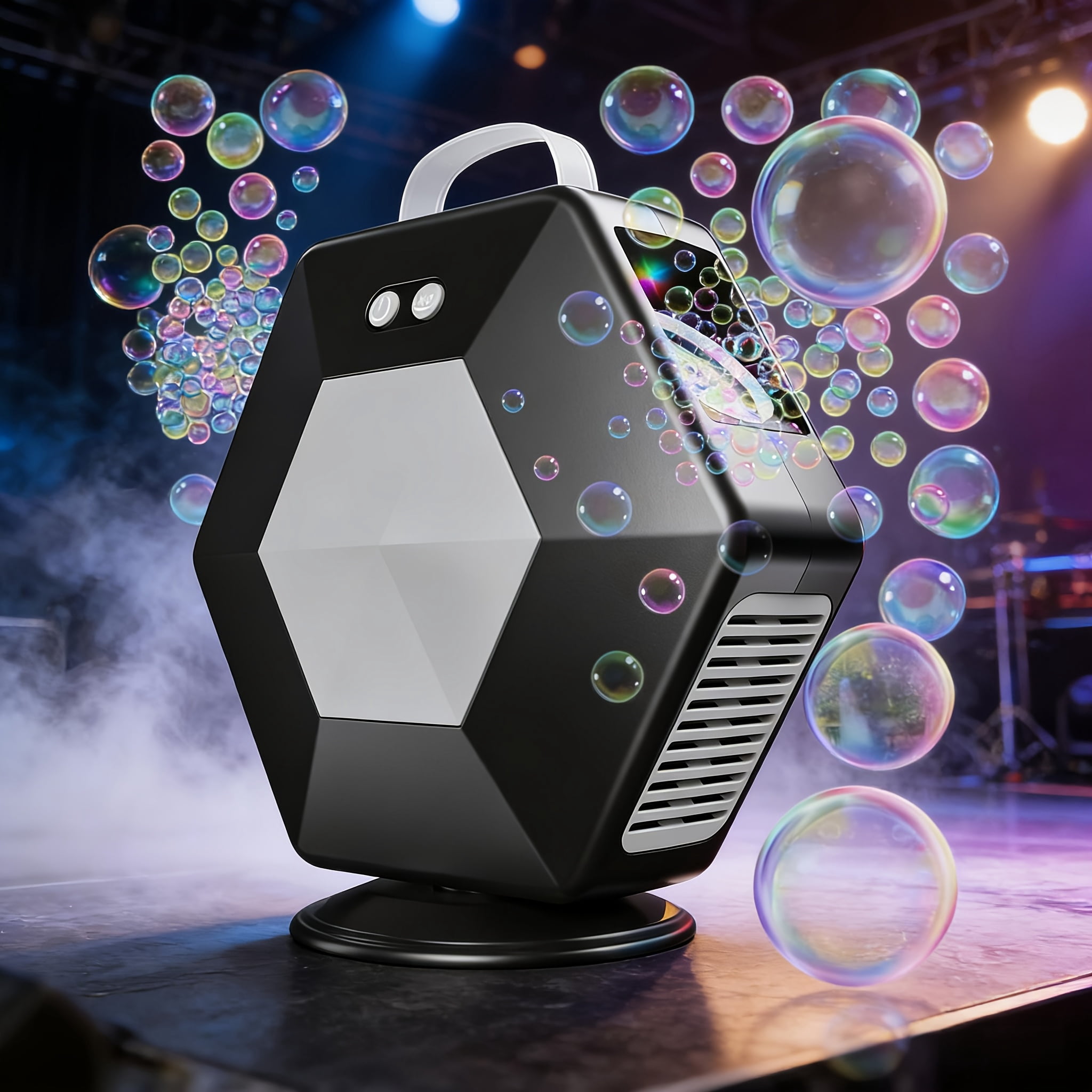360 Rotatable Stage Bubble Machine 16000 Bubbles Per Minute For Outdoor Party Wedding