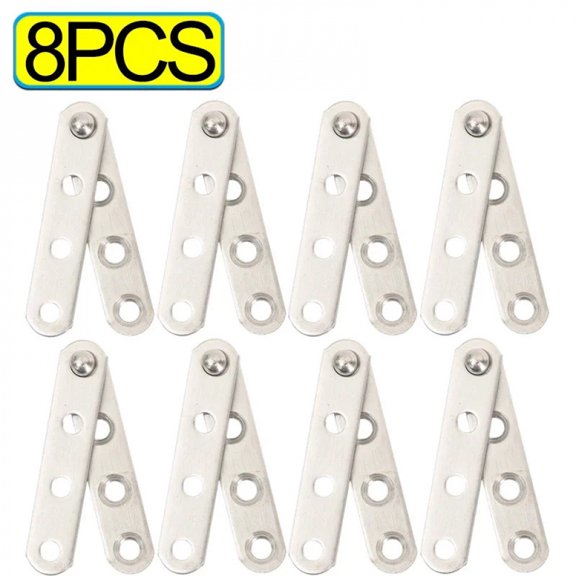 360 ° Rotatable Stainless Steel Hidden Hinges Heavy Duty Door Hinge Window Pivot Cabinet Furniture Hardware Fitting Wholesale