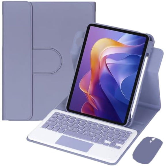 360° Rotatable Trackpad Keyboard Cover with Pen Holder for Xiaomi Redmi Pad 2 11" 2025