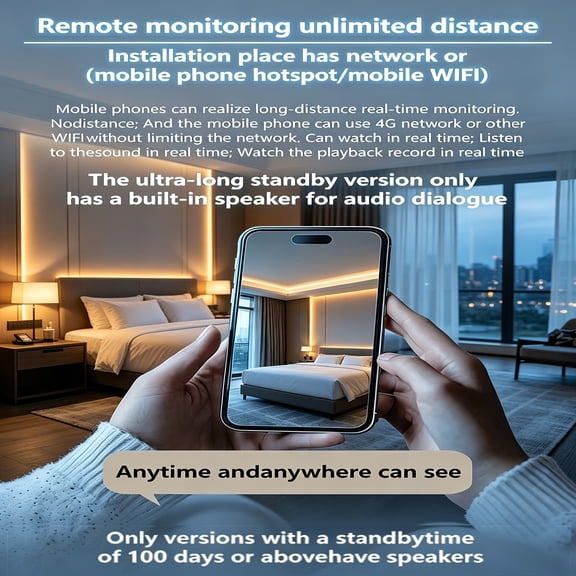 360 Rotate Mini Wireless Security Camera, Infrared Night Vision, Motion Alert, Loop Recording for Home, Garage, Car & Commercial Monitoring
