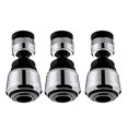 thumbnail image 1 of 360 Rotate Swivel Faucet Nozzle Tap Aerator Diffuser 57x35mm ABS Stainless Steel Water Saving Adapter 21.5mm Universal Head Filter for Kitchen Sink Energy Saving Easy Install, 1 of 1