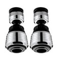 thumbnail image 1 of 360 Rotate Swivel Faucet Nozzle Tap Aerator Diffuser 57x35mm ABS Stainless Steel Water Saving Adapter 21.5mm Universal Head Filter for Kitchen Sink Energy Saving Easy Install, 1 of 1