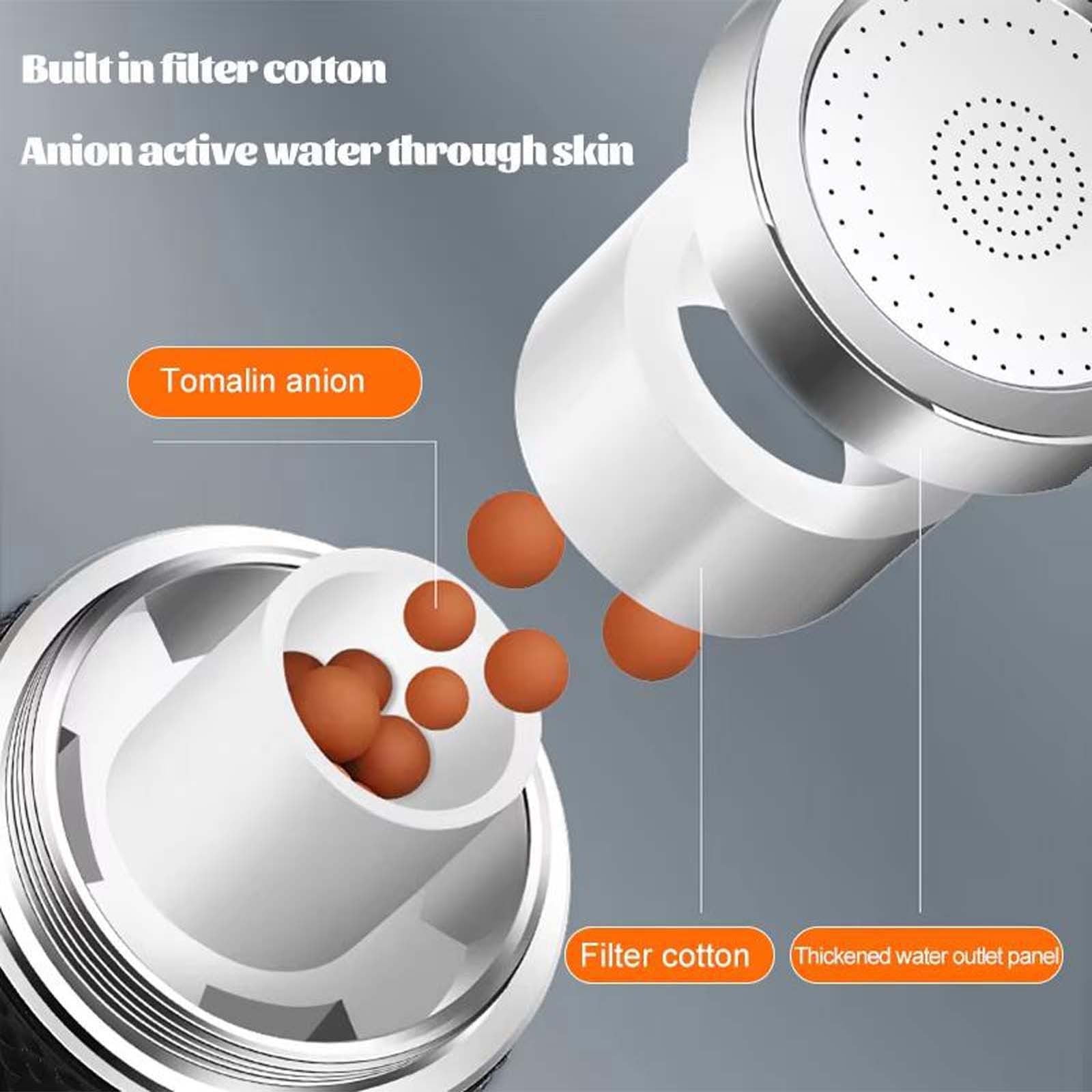 360 Rotate Swivel Water Saving Tap Aerator Diffuser Faucet Nozzle ...