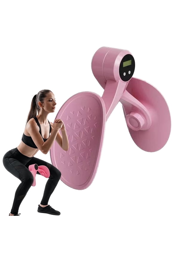 360° Rotating Adjustable Thigh Exerciser with Counter – Inner Thigh & Pelvic Floor Muscle Trainer for Women