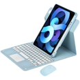 thumbnail image 1 of 360° Rotating Bluetooth Keyboard & Mouse Case for iPad Pro 11 (1-4 Gen) / iPad Air 4/5 Gen, Folio Stand Cover with Trackpad & Pencil Holder, US English Keyboard,sky blue, 1 of 6