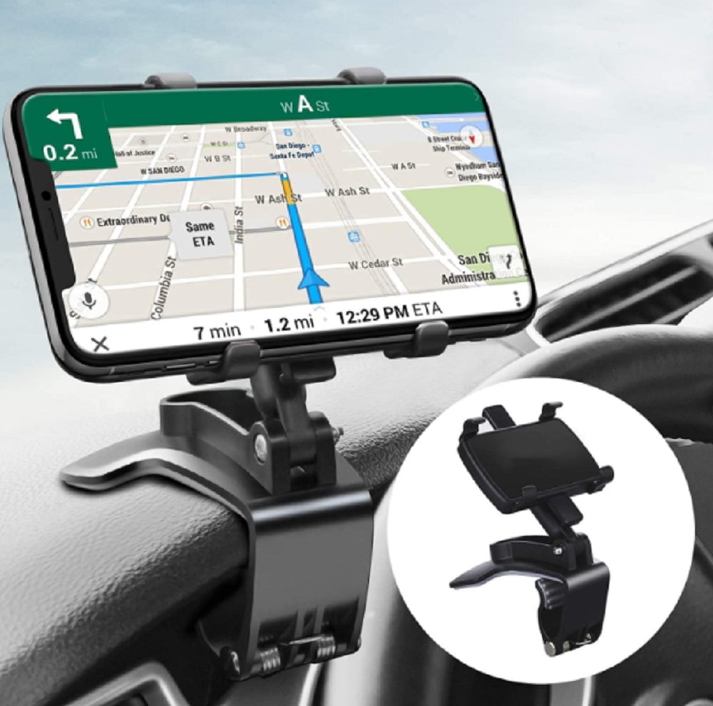 Supporto Universale Per Telefono In Auto, Dash Clips GPS, Rotazione 360&deg;, BV-44125