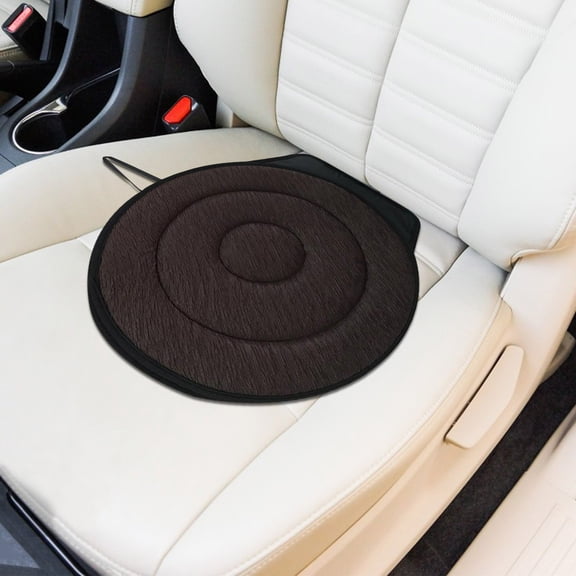 360 Rotating Car Seat Cushion, Multi-Functional Mobile Seat Pad for Easy Swivel, All-Season Comfort & Universal Fit for Cars, SUVs and Trucks(Gray)