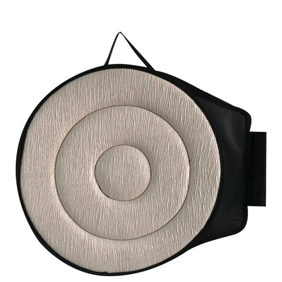360° Rotating Car Seat Cushion | Swivel Chair Pad for Elderly & Pregnant Women | Non-Slip Breathable Fabric | 40x40cm | Red/Black/Beige Options | Home & Office Use