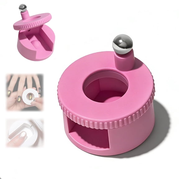 360° Rotating Cat Eye Magnet – Strong Uniform Magnetic Force, Smooth Rotation, Create Glossy Cat Eye Effects for DIY Nail Art Beginners