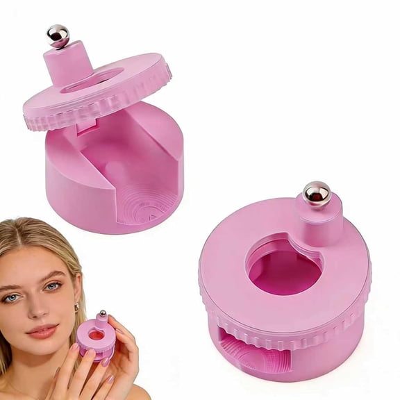 360° Rotating Cat Eye Magnet with Uniform Magnetic Force, Professional Nail Art Magnet for Cat Gel Polish, Ergonomic Design Creates Heart, U-Shaped & Linear Cats Eye Effects, Home and Salon Use