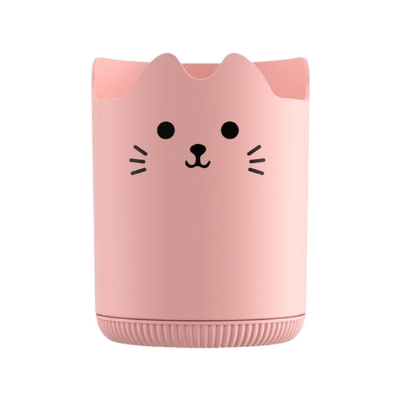 360 Rotating Cat Inspired Pen Holder Large Capacity Stationery Organizer Desk Accessory for Pencils Markers and Office Supplies 3.5 x 4.5 inches
