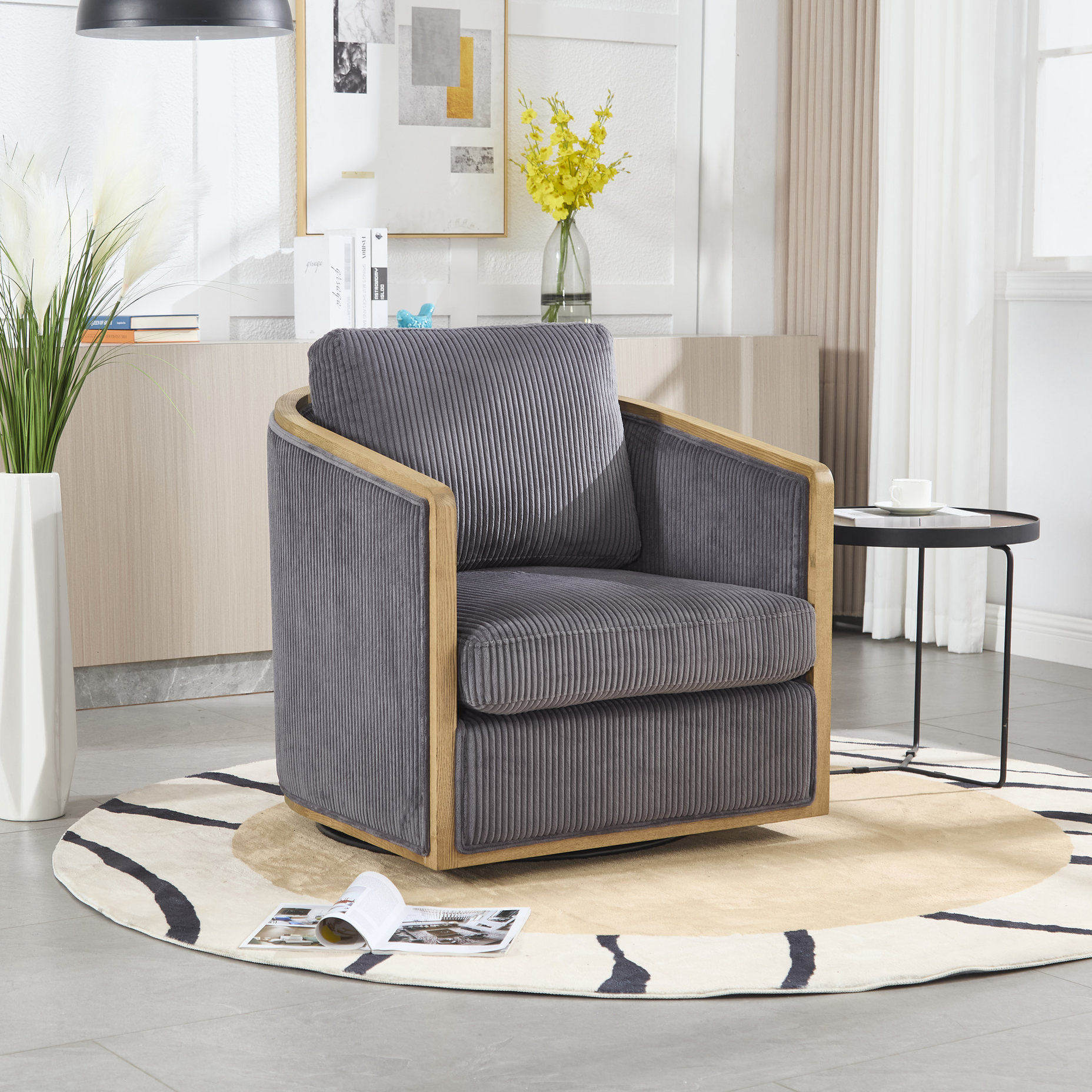 360° Rotating Chair with Soft Seat+Skin - Friendly Material”-“Office ...