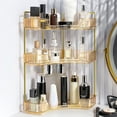 thumbnail image 1 of 360 Rotating Cosmetics Storage Rack - Corner Toilet Storage Box - Bedroom Jewelry & Cosmetics Organizer Decoration Rack, 1 of 4