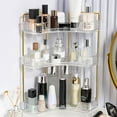 thumbnail image 1 of 360 Rotating Cosmetics Storage Rack - Corner Toilet Storage Box - Bedroom Jewelry & Cosmetics Organizer Decoration Rack, 1 of 2