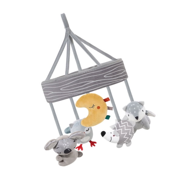 360 Rotating Crib Mobile with Soft Polyester for Visual & Calming Bedtime Comfort