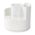 thumbnail image 1 of 360° Rotating Desk Organizer, Multi Compartment Spinning Storage Tower for Pens & Makeup Brushes, Space Saving Organizer for Office Home & Vanity, Modern Organizer Gift, 1 of 8
