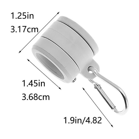 360° Rotating Flag Pole Rings with Anti-Wrap Swivels, Aluminum Alloy Flag Pole Clips for Tangle-Free Display, Easy Install Flag Mounting Hardware Kit for Various Pole Diameters Outdoor Use