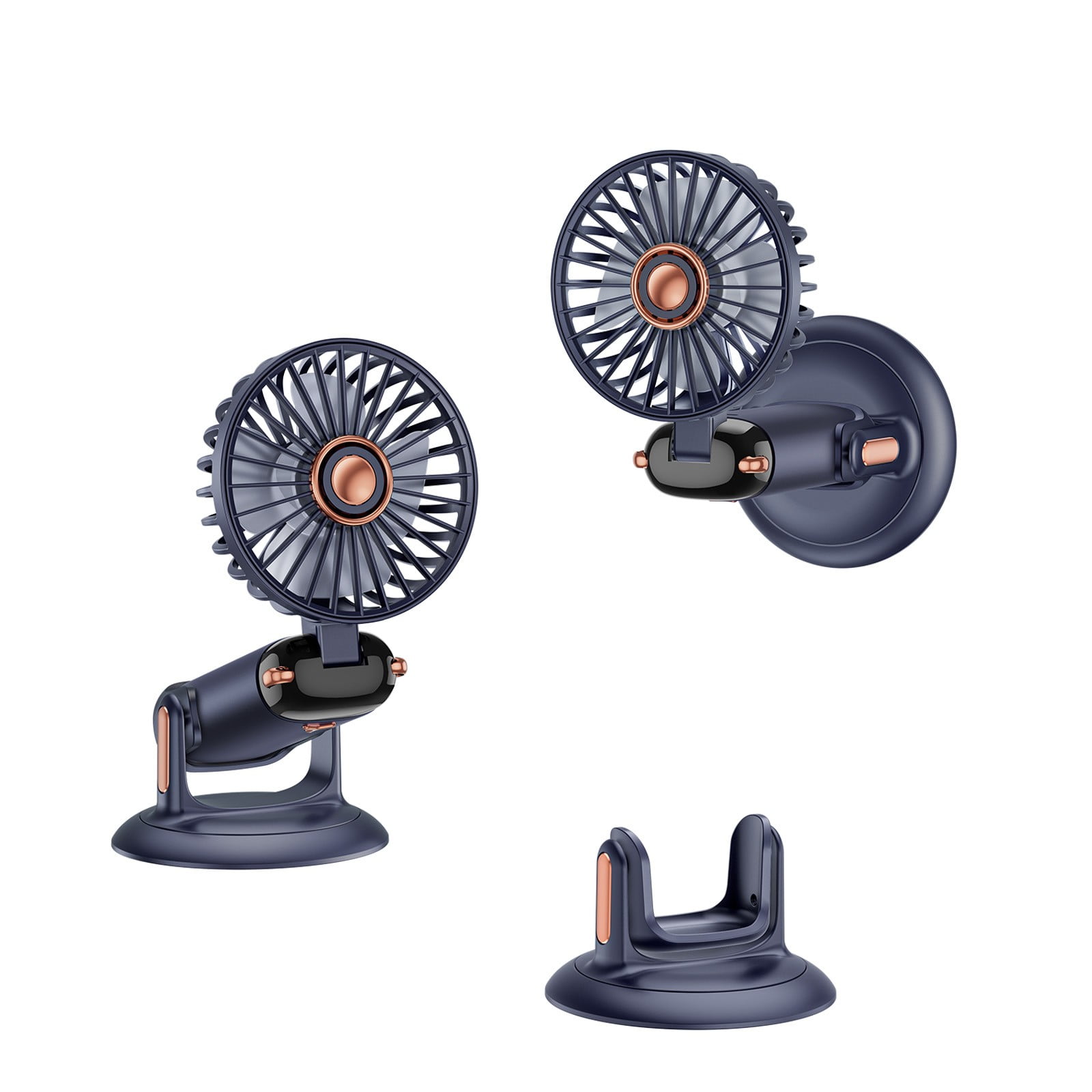 360° Rotating Folding Handheld Fan - 5 Speed Adjustable,Powerful ...