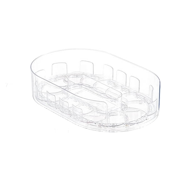 360 Rotating Food Storage Containers for Refrigerator Kitchen Pantry Organization, , Clear, 33x21.5x7.3cm, Airtight Lid, Keep Fresh, Space Saving, BPA Free