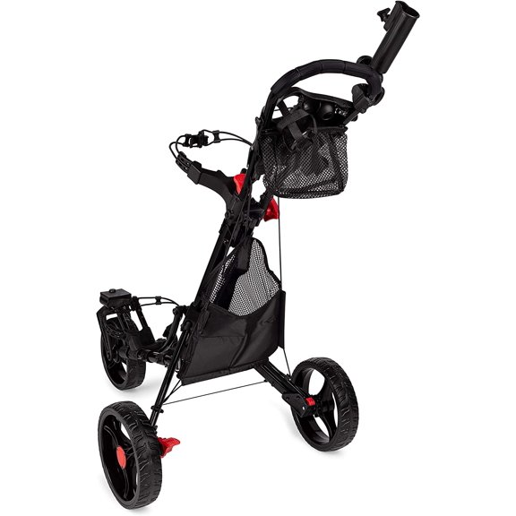 360° Rotating Front Wheel Cart with Qwik Fold Technology and Holder
