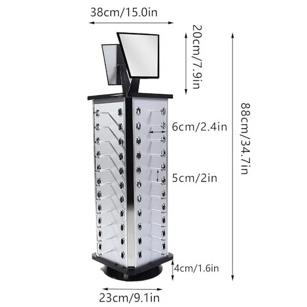 360 Rotating Glasses Sunglass Display Rack, 44 Pairs Glass Holder ...