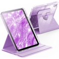 thumbnail image 1 of 360° Rotating Glitter Case Clear Back & Pencil Holder for iPad 11"/10.9", 1 of 8