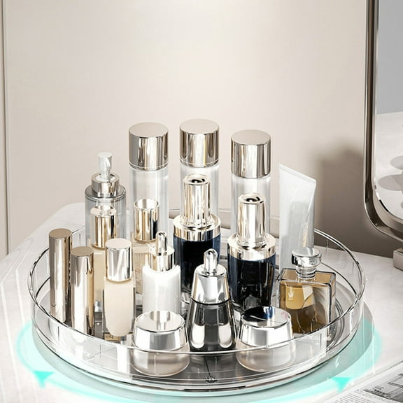 360° Rotating Kitchen Organizer,Turntable Storage,Pantry Organizer,Cabinet Organizer,Countertop Organizer,Spices Turntable,Condiments Organizer,Clear Plastic Organizer,Multi-Purpose Kitchen Organizer