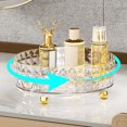thumbnail image 1 of 360° Rotating Kitchen Turntable Organizer, Clear Lazy Susan Storage Tray for Pantry, Fridge, Cabinet, Spices, Condiments, Cosmetics – Large Plastic Turntable for Countertop (11.1"x3.46"), 1 of 4