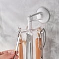 thumbnail image 1 of 360° Rotating Kitchen Utensil Holder, No Drill Wall Mounted Spatula Hook, Strong Self Adhesive Hook for Ladles and Kitchen Tools, 1 of 6