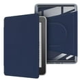 thumbnail image 1 of 360° Rotating Magnetic Detachable Case with Stand & Auto Wake/Sleep for Kindle 8th Generation 6" (2016 Release) - Clear Back Cover, NavyBlue, 1 of 6