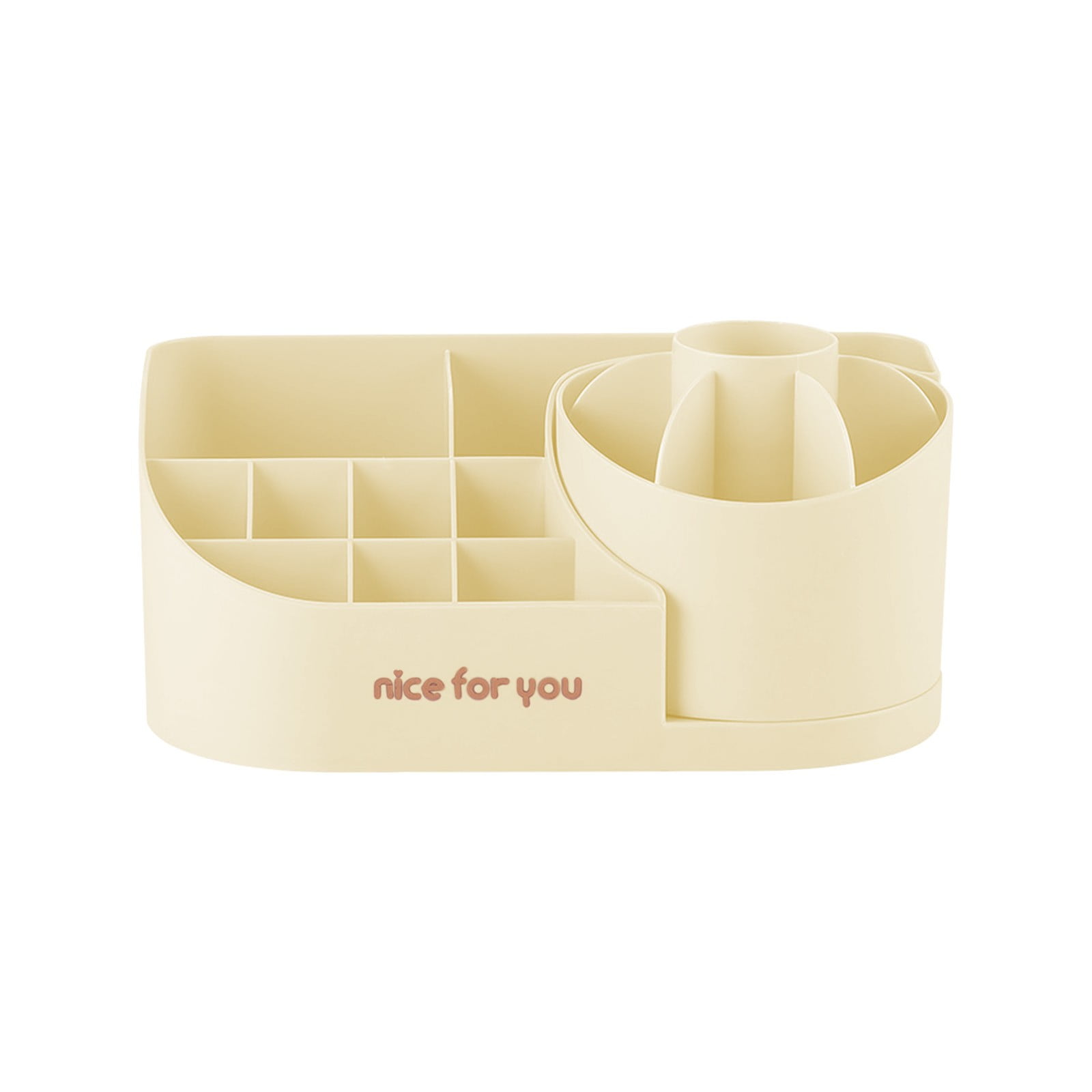 360° Rotating Makeup Organizer for Vanity with Drawers, Large Capacity