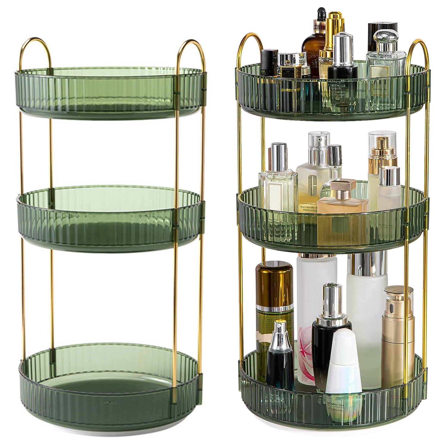 360° Rotating Makeup Organizer, iMounTEK Spinning Cosmetics Organizer