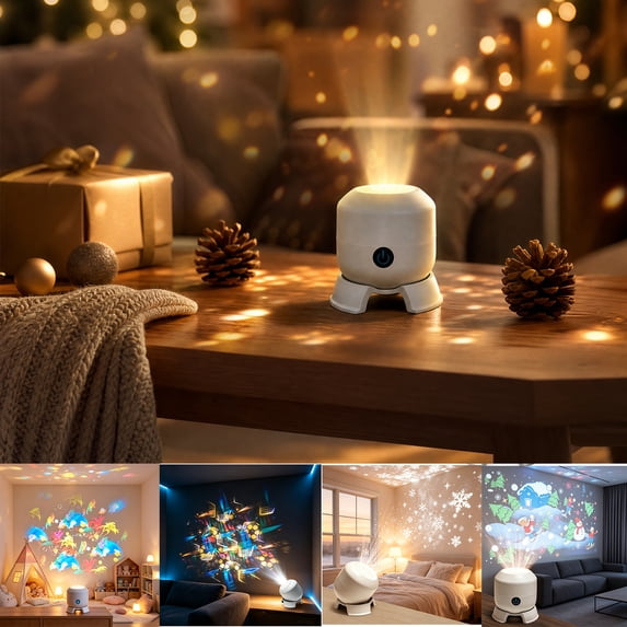 360 Rotating Ocean Projector With Starry LED Light,Aquarium Projector ...